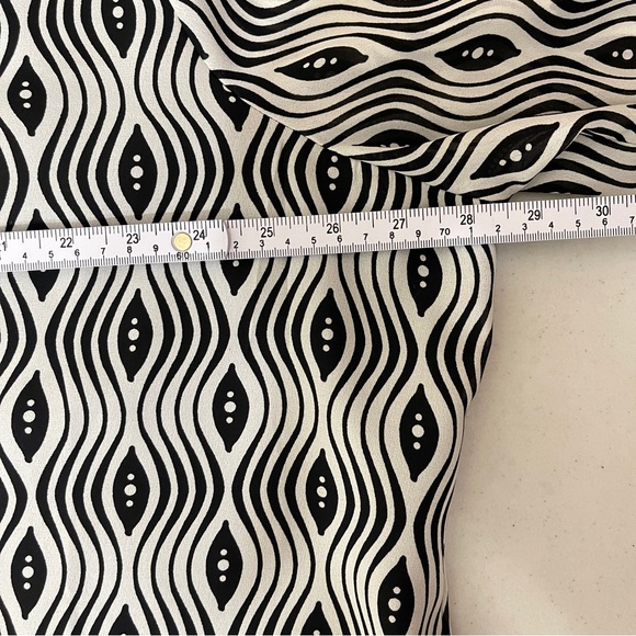 Vintage Milano Woman Psychedelic Groovy Print Button down Long Sleeve Top 3X - Picture 6 of 6